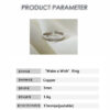 H961ee0e7f7684a46a16c724870149a43I Matte Make A Wish Ring – Spirit & Rebel