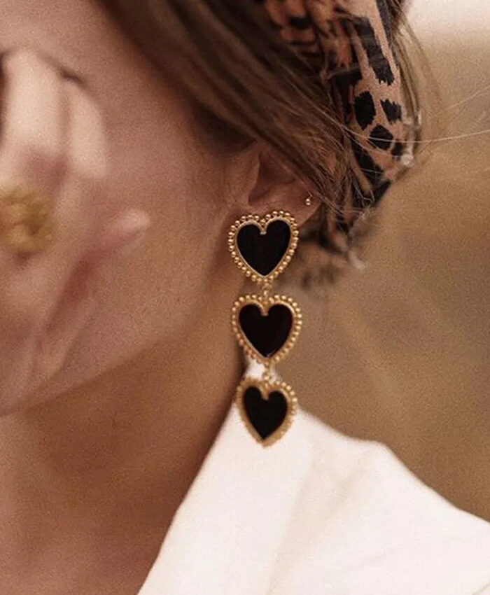 H9a5c5139cde24e16a4d7d235b7d5f184k Three Hearts Love Boho Earrings – Spirit & Rebel