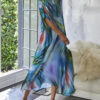 H9cbaed11dff54bba907bb12ad3fcdb7eG Ethereal Breeze Boho Chic Embroidered Maxi Dress Kaftan