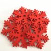 Festive Delight: 10-Piece White & Red Wooden Christmas Boho Ornaments Set – Spirit & Rebel