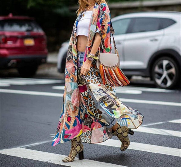 HTB14tuRQ7PoK1RjSZKbq6x1IXXa4 Wanderlust Boho Half Sleeve Kimono Beach Cover Up