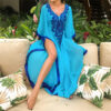 HTB1CXUELAvoK1RjSZFNq6AxMVXaV Ethereal Breeze Boho Chic Embroidered Maxi Dress Kaftan