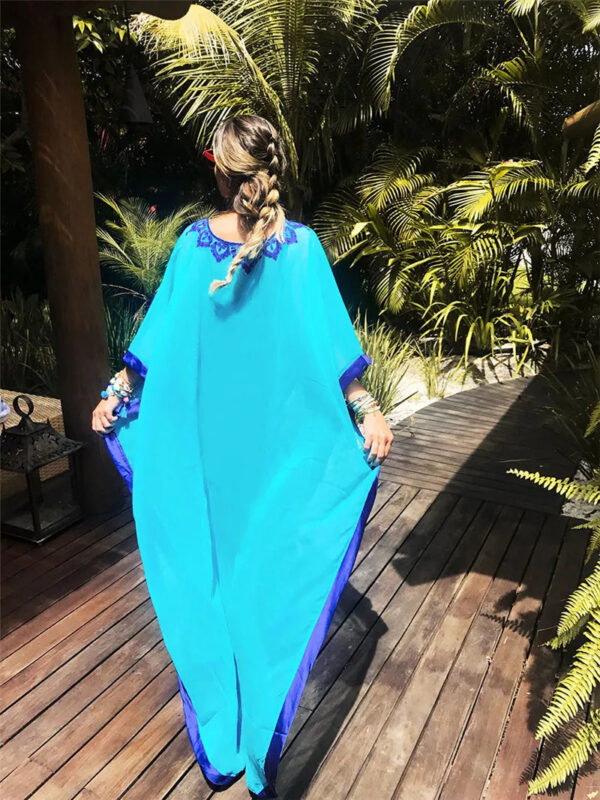 HTB1Dp7ELAvoK1RjSZFNq6AxMVXaq Ethereal Breeze Boho Chic Embroidered Maxi Dress Kaftan