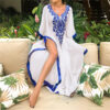 HTB1_HvdXBSD3KVjSZFqq6A4bpXah Ethereal Breeze Boho Chic Embroidered Maxi Dress Kaftan