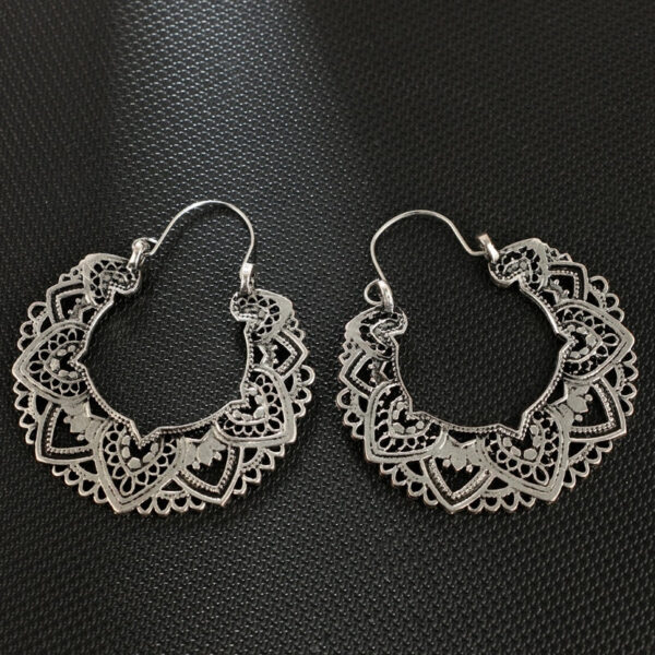 HTB1hQKEmdfJ8KJjy0Feq6xKEXXaq Spirit and Rebel Vintage Silver Boho Earrings