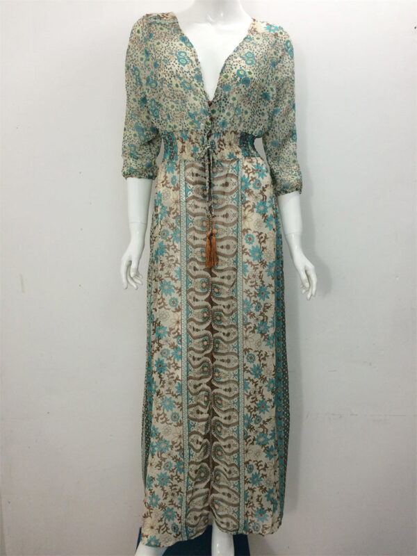 HTB1oxI9TMHqK1RjSZFkq6x.WFXai_ Anything is Possible Boho Hippie Dress