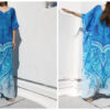 HTB1rs1NanjxK1Rjy0Fnq6yBaFXaU Ethereal Breeze Boho Chic Embroidered Maxi Dress Kaftan