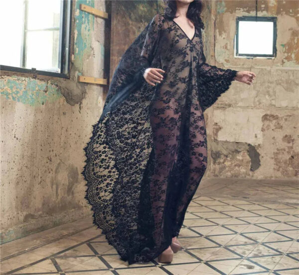 HTB1ti5SacrrK1Rjy1zeq6xalFXaH Ethereal Breeze Boho Chic Embroidered Maxi Dress Kaftan