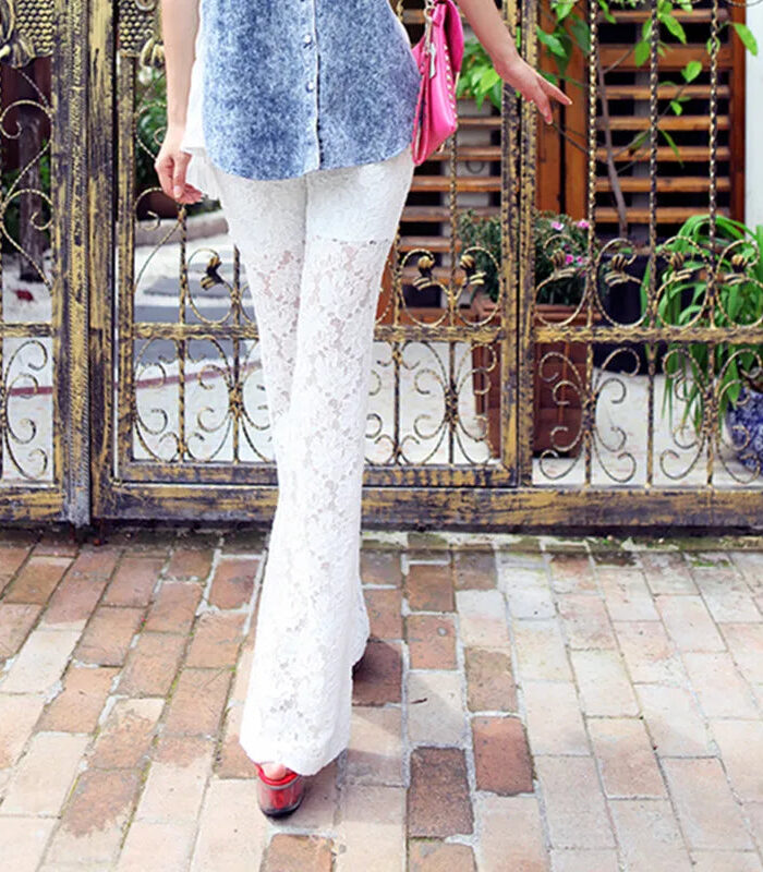 Wanderlust Lace Boho Pants - Available in Plus Size XS-10XL – Spirit & Rebel