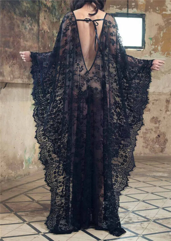 HTB1zECKacfrK1RkSmLyq6xGApXah Ethereal Breeze Boho Chic Embroidered Maxi Dress Kaftan