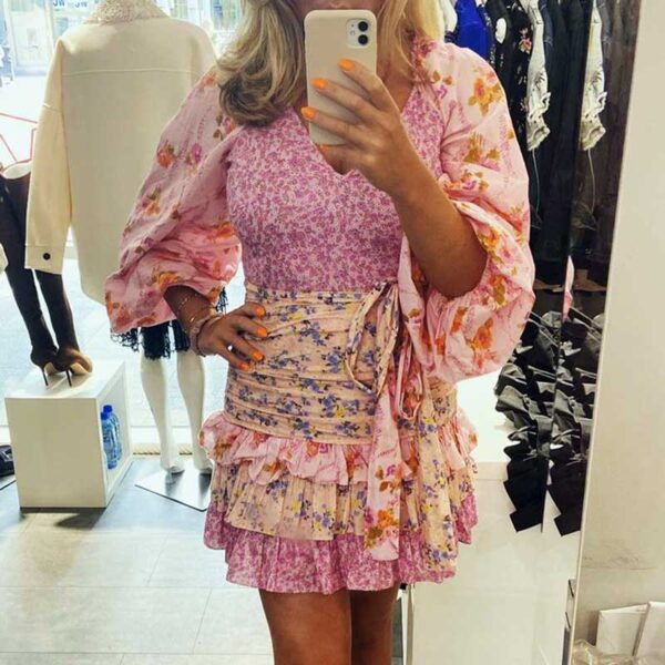 Pink Elegant Boho Dress
