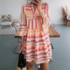 Hb33a70a011234cb8a3b030e0b91fd4d0x Spirit and Rebel Rose Pink Summer Boho Dress Coral