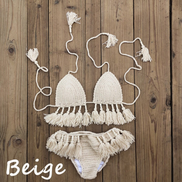 Radiant Waves Handmade Crochet Boho Bikini Set