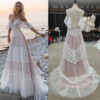 Hb5ba1f4e14f54ca19b0e9c1df8d65a0fG_bb76731b-ff46-40bb-9e70-45d14dceb661 Sunset Love Lace Wedding Dress