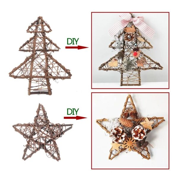 Bohemian Christmas Tree & Star Ornaments – Spirit & Rebel