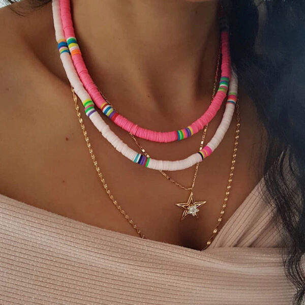 Hc23bfa2c66d94ab88d1e4444dc6c5fe0y Spirit and Rebel Colorful Choker Necklace