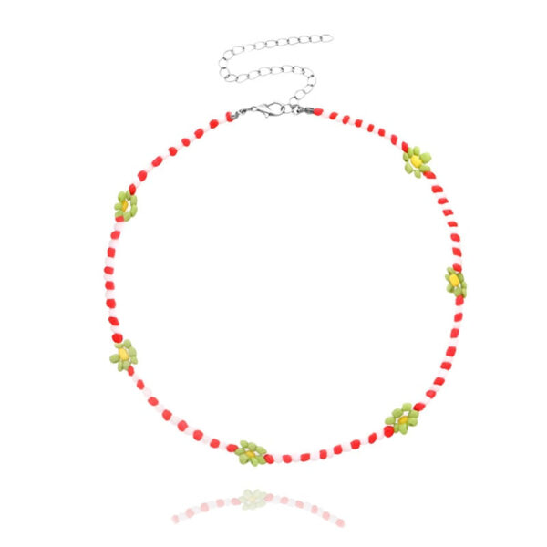 Sweet Daisy Boho Handmade Beaded Necklace – Spirit & Rebel