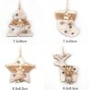 Hca3980fd9c0e4678952f8086cf8b1b3dz Enchanting 3-Piece Boho Christmas Wooden Pendants Set