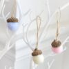 6-Piece Wool Felt Christmas Tree Ornament Set