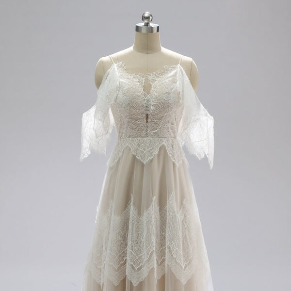 Hd313633fde9d44bb85685eade74785c5z Sunset Love Lace Wedding Dress
