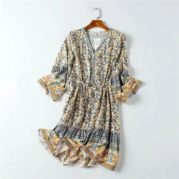 Hd5cc6a86ec354334bec9fbfcbc9e4f21G Endless Summer Nights Floral Boho Mini Dress – Spirit & Rebel