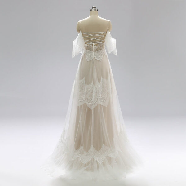 Hdd91eee02d14475184c64baceffe2c1bf Sunset Love Lace Wedding Dress