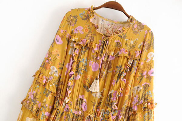 Hddff2fa782174d6299a68f39f2d59ac1c Floral Whimsy Ruffles Boho Mini Dress