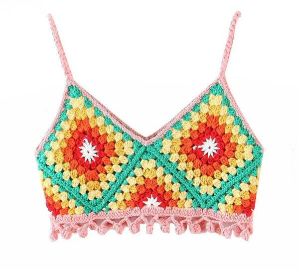 He513a24f0f604ffe8f4bdddfc1ccbfbfJ Spirit and Rebel Handmade Crochet Tank Top