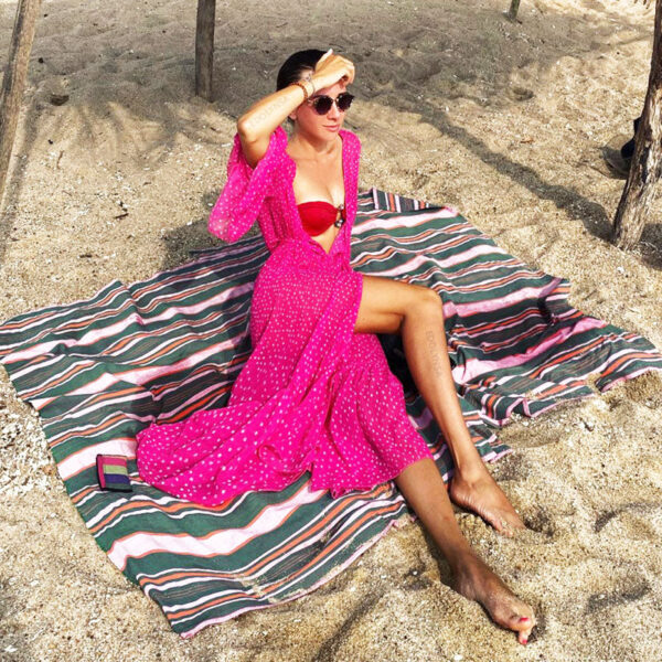 He597ba2639874800bcf77519990dbc2eR Wanderlust Boho Half Sleeve Kimono Beach Cover Up