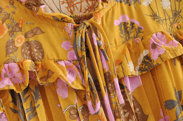 He665496f28f24780b08f333e8970c3f9n Floral Whimsy Ruffles Boho Mini Dress