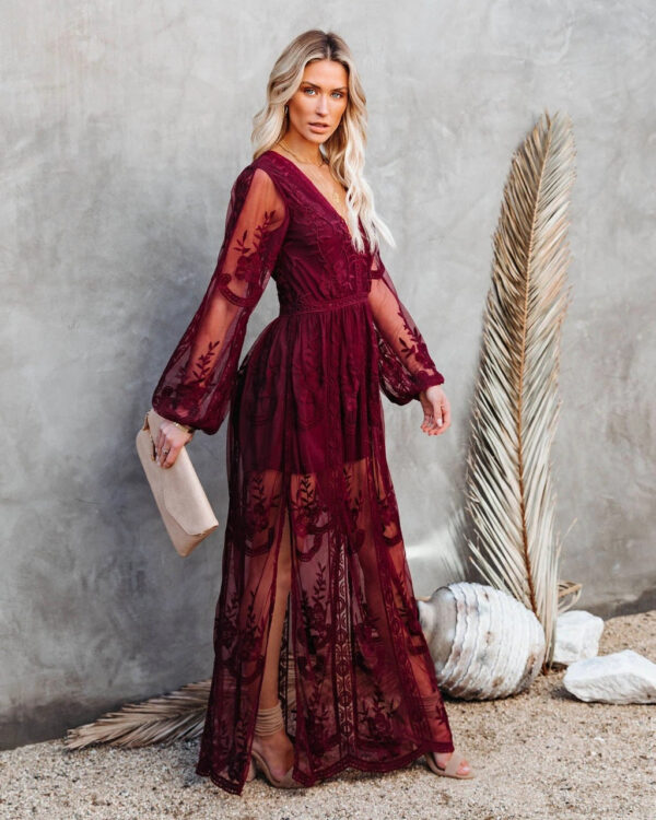 Heba43f678df747ab9352b7c7b1e0d6e40 Mystical Moonlight Lace Boho Maxi Dress – Spirit & Rebel