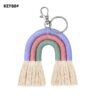 New Handmade Macrame Boho Tassel Keychain Bagcharm – Spirit & Rebel