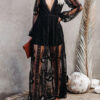 Hfb61cae56ed04eada23d4ec5d84559a0e Mystical Moonlight Lace Boho Maxi Dress – Spirit & Rebel