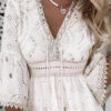 Sun-Kissed Lace Dream Boho Mini Dress