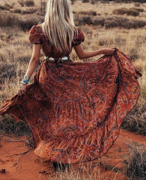 S06115e61bb5a49dcb39c4cc658e6865cv_8ddd354b-6c67-41b8-ad46-04e6d341b729 Anything is Possible Boho Hippie Dress