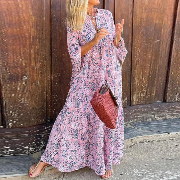 S0681cd5b978142e2b40cfe01bdb89b1eT Spring Bloom Boho Maxi Dress