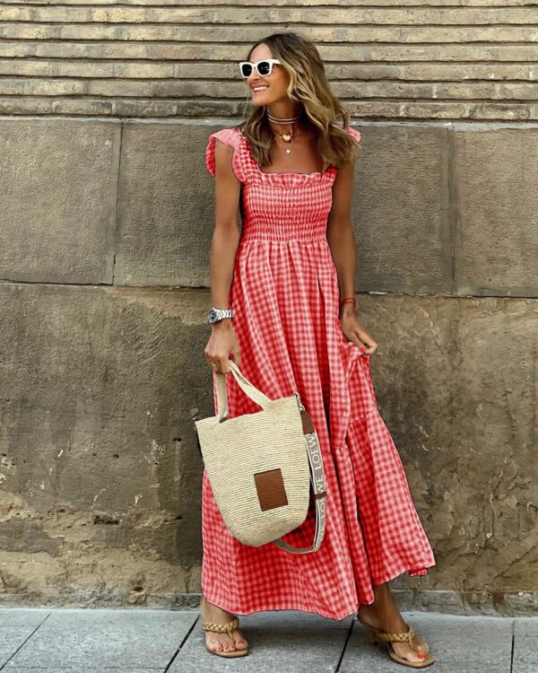 S0835d46fe1a341a98c3158d66b74dbf7W Coastal Plaid Boho Maxi Dress – Spirit & Rebel