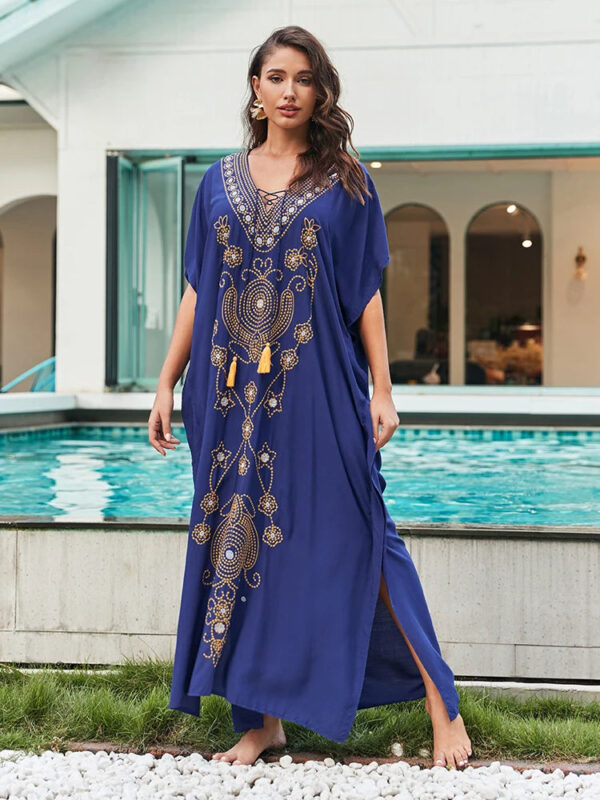 S084cd5e30f334118809131e87cd1f5e75 Sunset Serenity Embroidered Boho Maxi Bliss Dress