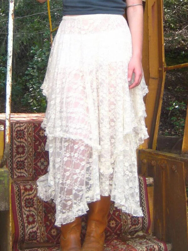 Whispering Lace Dream Drape Skirt