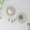 S0f0b1ead95c24a38bc4f7db18c9201d4B Boho Bliss Macrame Wall Mirrors – Spirit & Rebel