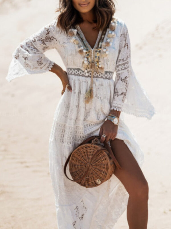 S155789aa7200453fb990bc45efd05c22K Boho Spirit White Maxi Dress