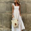 S157236f1ca564dd8aa2b54a076413ecee Coastal Plaid Boho Maxi Dress – Spirit & Rebel