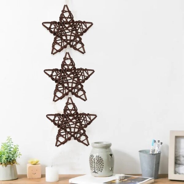 S18392face3e84aa385868c31aea9fc74c Bohemian Wood Christmas Star Decor