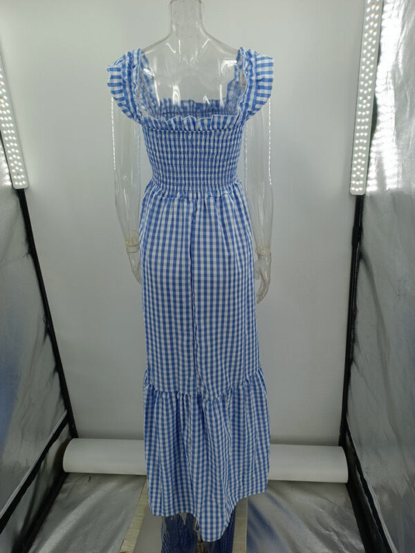 S18741d1785c54a8f94835c087c0885dao Coastal Plaid Boho Maxi Dress – Spirit & Rebel