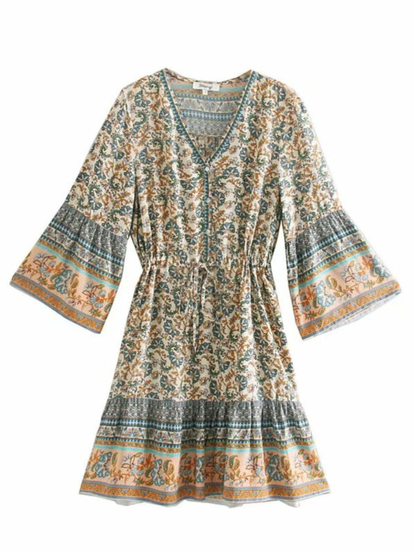 S1937d298afdb4c5f9c1446904f15c6735 Endless Summer Nights Floral Boho Mini Dress – Spirit & Rebel