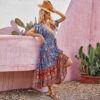 S1b3023f7a0174c4487e6bfc39e84ed7dv Meadow Dreamer Floral Print Boho Plunge Maxi Dress – Spirit & Rebel
