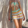 Blissful Beach Boho Crochet Beach Cover Top Skirt – Spirit & Rebel