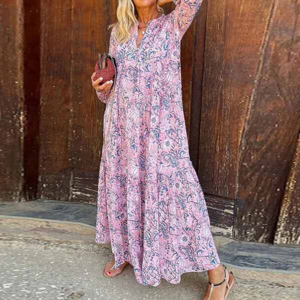 S1d506d6cb35d4b4f8b3da821118622b68 Spring Bloom Boho Maxi Dress