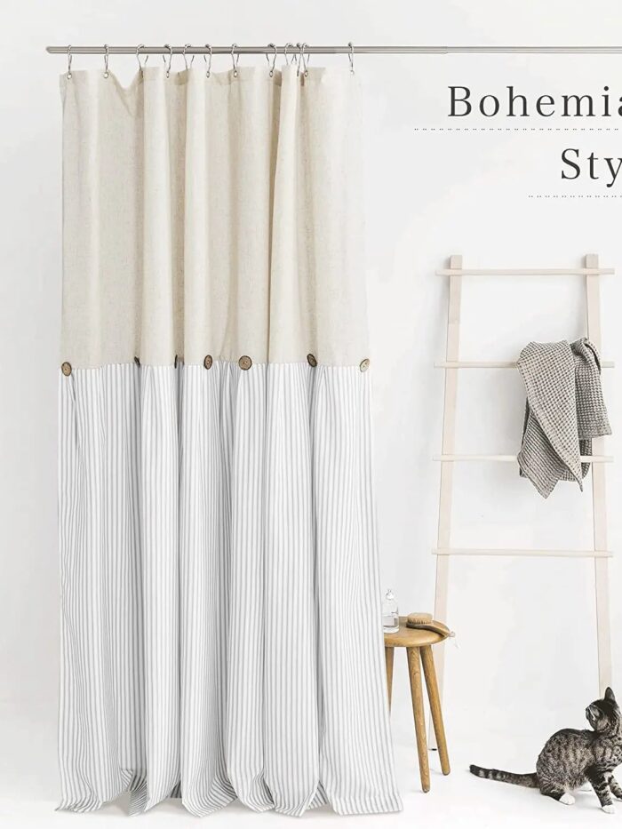 S20c39d996f154d52a6a955c1bca22c3bj Farmhouse Dreams Boho Shower Curtain
