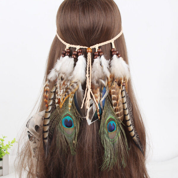 Spirit and Rebel Handmade Boho Feather Headband